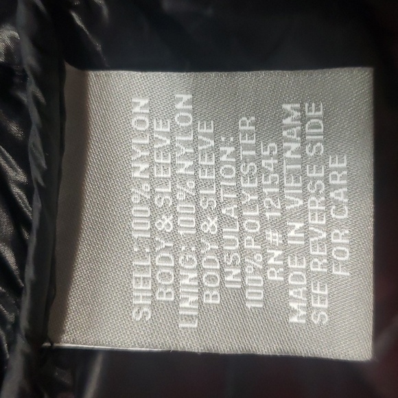 MK Michael Kors NWOT Lightweight Full-zip Black w/ Red Trim Puffer Jacket, XL - Picture 7 of 9